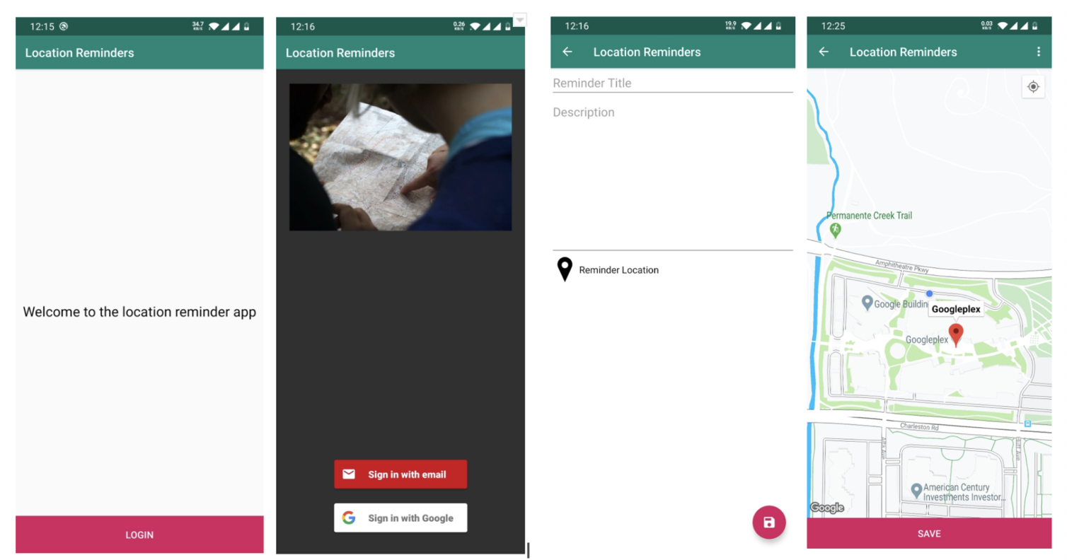 Location Reminder App