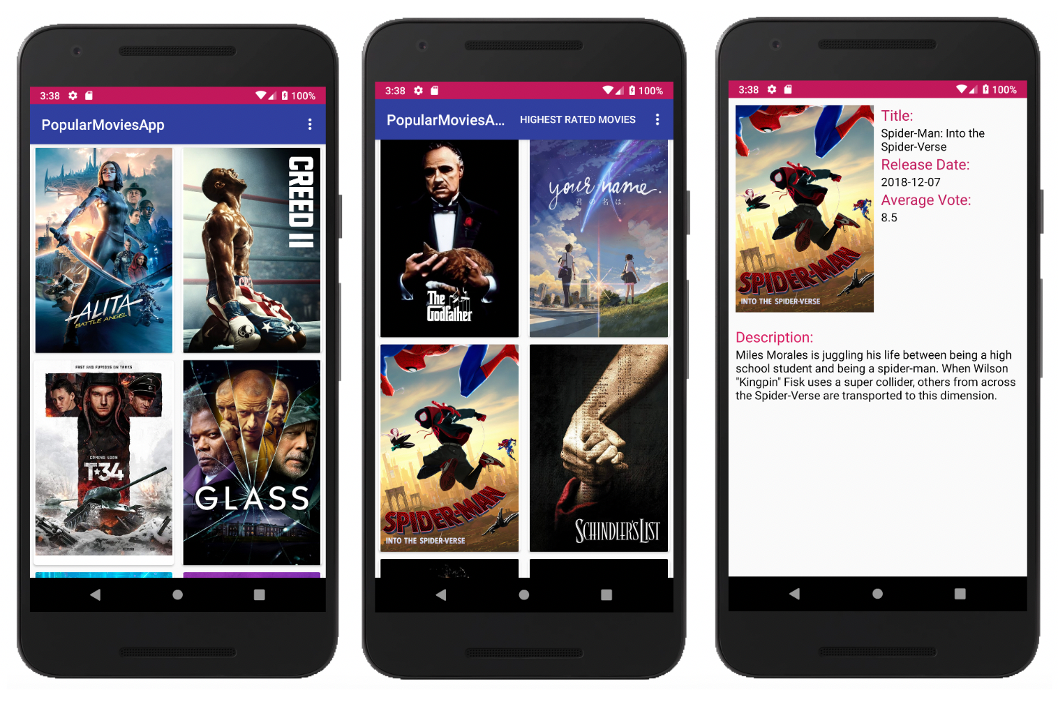 Popular movies app